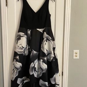 High-low formal dress in stunning florals